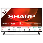 SHARP Frameless Smart TV 32 Inch HD Ready LED Smart Android Television 32FH2KA