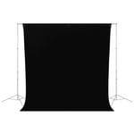 WESTCOTT Fond de Studio en Tissu Noir (2.7 x 3m)