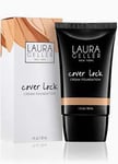 LAURA GELLER COVER LOCK FOUNDATION  New – Boxed – 30ml  Colour: Golden Medium