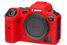 EASYCOVER Coque Silicone Rouge pour Canon Eos R5 / R6