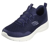 Skechers Homme Dynamight 2.0 Real Smooth Baskets, Bleu Marine, 39.5 EU