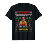 We Gonna Party Like Its My Birthday Jesus Sweater Christmas T-Shirt