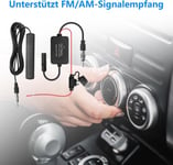 Autoradion antennivahvistin, 12V DAB-autoantenni, joka on yhteensopiva Dab/FM/AM-radion kanssa, Dab/FM-autoradioantenni autoradiolle modifioitu, autoradion antenni ajoneuvoon, retkeilyyn, maastoautoon