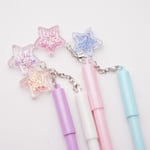 Cute Pentagram Pendant Pens 0.38mm Kawaii Neutral Office Fo C Pink