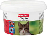 Beaphar TOP 10 Cat - vitamin preparation with taurine for cat 180 tablets