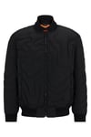 BOSS Mens Omapy Water-Repellent Jacket with Digitally Created Quilting