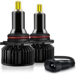 Ampoules de phares à LED pour voiture, phare de conduite, lampe automatique à 360 degrés, faisceau réglable, ultra-luminosité, vision de conduite