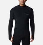 Sous-vêtement technique à demi-zip et manches longues midweight stretch - homme