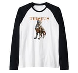 Steampunk Cat Automaton - Theseus Raglan Baseball Tee