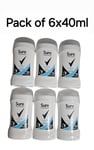 6 X SURE INVISIBLE AQUA  ANTIPERSPIRANT DEODORANT STICKS  - 40ml