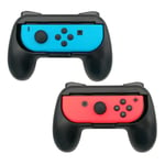 2 st grepp för Nintendo Switch Joy-Con (svart), slitstarkt handtagskit för Switch Joy Cons-kontroller