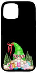 iPhone 15 Funny Christmas Shopping Gnome For Women Friday Shopping Mom Case