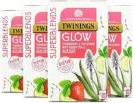 Twinings Superblends Glow With Strawberry Cucumber Green Tea Aloe Vera 80 Teaba