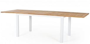 Lyon Bord 92x194-252 cm Matt Vit/Teak