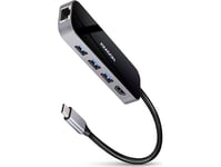 Hmc-6Gl Multi-Port Hub 3X Usb-A, Hdmi, Rj-45, Usb 3.2 Gen 1 Hub, Pd 100W 20Cm Usb-C Cable