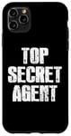 Coque pour iPhone 11 Pro Max Costume drôle d'agent fédéral d'agent top secret