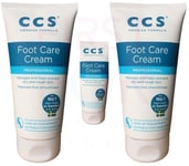 CCS Foot Care Cream 175ml x3 For Dry Skin Cracked Heels Moistening Feet Soothing
