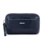 Fashion Bag PIQUADRO BLUE SQUARE Unisex Clutch Leather Blue - AC5940B2R-BLU2