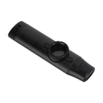 (black)Kazoo Musical Instrument Cogging Design Lightweight Mini Kazoo Hard