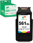 561 XL 560 XL Cartouches d'encre Remanufacturées pour Canon 561XL Compatible pour Canon Pixma TS5350 TS5351 TS5352 TS5353 TS5355 TS7450 TS7451 TS5353a TS5355a Imprimante