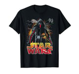 Star Wars The Force Awakens Kylo Ren Fighter Portrait T-Shirt