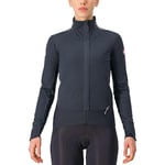 CASTELLI 4523541-085 ALPHA D.ROS W JKT Jacket Unisex LIGHT BLACK/SILVER Size S