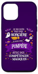 Coque pour iPhone 12/12 Pro Pas Une Sorcière Je Suis Une Pompière Cadeau Pompier