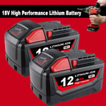 4X For Milwaukee M18 battery 12.0Ah 9.0Ah Li-Ion XC Extended Capacity 48-11-1860