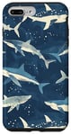 Coque pour iPhone 7 Plus/8 Plus Coque Requin Bleu Océan Amoureux des Requins