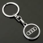/#/Tre delar emalj Volkswagen Audi Benz bil metall logotyp nyckelring/#/