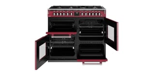 Stoves Richmond Deluxe 444411573 D1100DF Chilli Red 110cm Dual Fuel Range Cooker