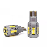 2 st LED-lampa W16W 12-24V 100% CAN vit stark. inget fel