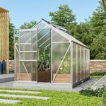 Vitavia Venus 6200 Växthus - 6,2 m2 Alu Poly med sockel