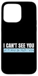 Coque pour iPhone 15 Pro Max I Can't See You Braille Lettres Braille Langue Braille