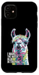 iPhone 11 Funny Llama "I Make the Water Blue" Pool Party Joke Case