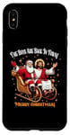 iPhone XS Max Jesus And Santa Claus The Boys Are Back In A Town ltsp Case