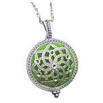 Silver Hollow Alloy Aromatherapy Essential Oil Diffuser Necklace Box Pendant Necklaces & Pendants Jewelry & Watches For Woman Valentine Easter Gift