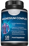 Sunergetic Magnesium Citrate Capsules – 500Mg Magnesium Oxide & Citrate Supplement – Helps Support Healthy Bones, Muscles, Teeth, Energy & Relaxation – 120 Vegetable Capsules