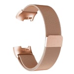 Fitbit Charge 3 milanese klockarmband ersättning - Roséguld