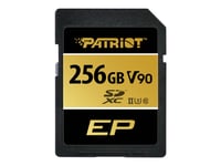 Patriot V90 - Flash-Minneskort - 256 Gb - Video Class V90 / Uhs-Ii U3 / Class10 - Sdxc Uhs-Ii