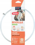 Zolux Zolux Led Lysande Silikon Hundhalsband Bivouak Transparent Blå