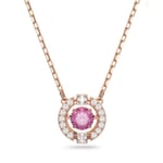 Swarovski Women Necklace Metal Sparkling Dance Rose Crystal 5279421