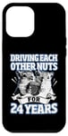 iPhone 12 Pro Max 24th Wedding Anniversary Driving each other Nuts 24 Years Case