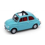 [FR] Brumm FIAT 500R 1972-75 APERTA TURCHESE FARFALLA 1:43 - BM0474-07