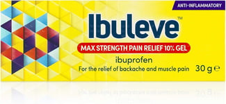 Ibuleve Max Strength Pain Relief Relief for Joint Pain, Sprains, Backache, Muscu