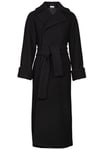 Wool Coat Long - Black