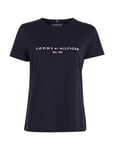 Tommy Hilfiger Heritage Hilfiger C-Nk Reg Tee Svart