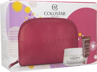 Collistar_Set Collagen Cream Balm Creme For Ansiktet 50Ml + Attivi Puri Hyaluronic Acid Eye Contour Øyegelé 5Ml + Kosmetikkveske Fuchsia