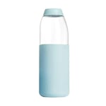 BECCYYLY Protein Shake Flask Fruit Tea Bottle Portable with Silicone Cover for Home Office Travel Stylish Leakproof|Water Bottles