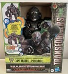 Transformers Rise Of The Beasts Command & Convert Animatronic Optimus Primal New